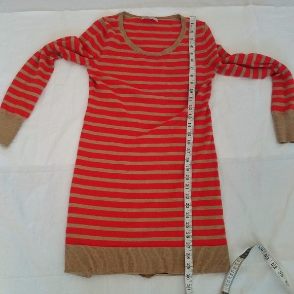 GAP Womens Sweater‎ Striped Wool Felt Knit Crew - Picture 4 of 5